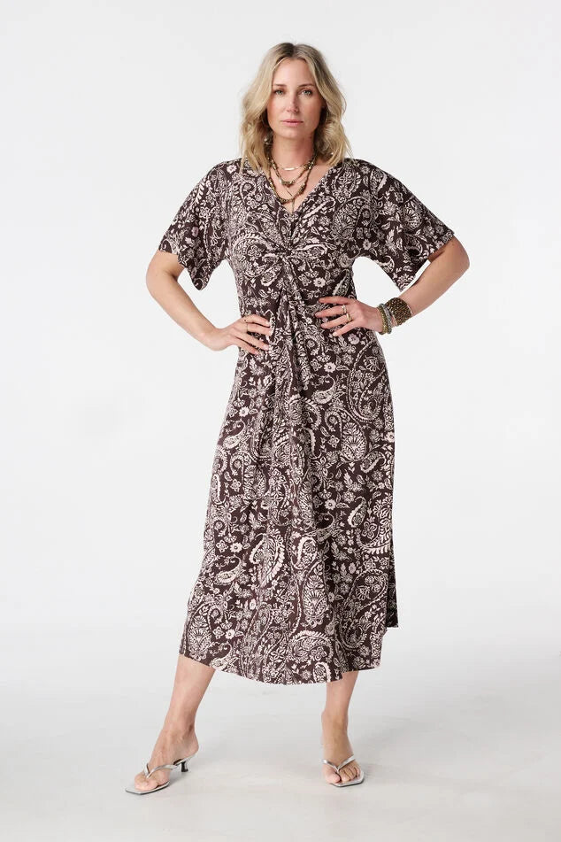Robe maxi avec imprimé