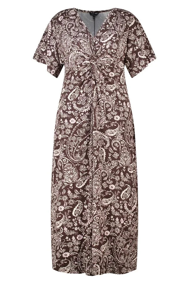 Robe maxi avec imprimé