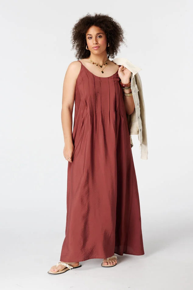 Robe maxi sans manches