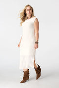 Robe midi ajustée