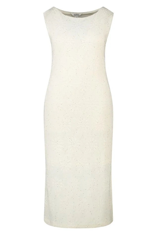 Robe midi ajustée